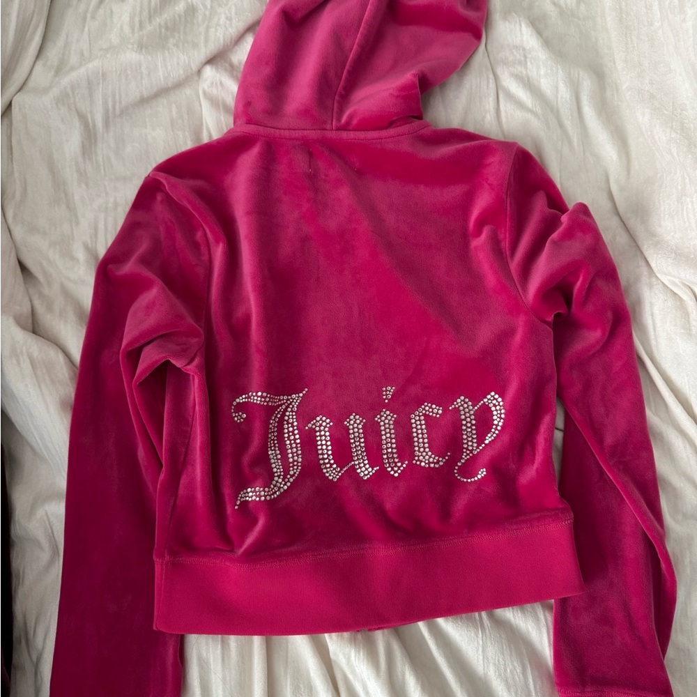 Juicy Couture Kids Fuchsia Hoodie Jacket
